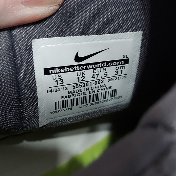 Nike Solarsoft Moccasin Running Shoes 555301-003 Mens Size US 13 - Picture 9 of 9